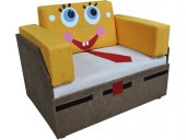 Детский диван Спанч Боб (Кубик-боковой)