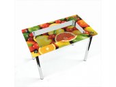 Стол обеденный прямоугольный с полкой Fruit