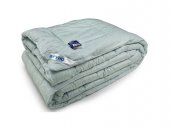 Одеяло 140х205 шерстяное демисезон "Комфорт +" голубое