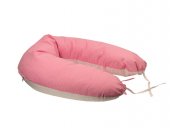 Подушка для кормления "Панда" + наволочка 30х175 "розовый"