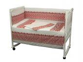 Набор в детскую кровать размер 60х120 "Словяночка" "Красный"