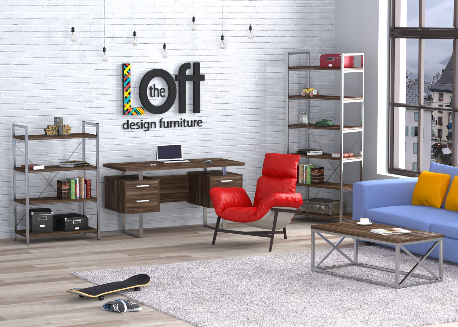 Широкий ассортимент мебели для офиса и дома от ТМ Loft Design